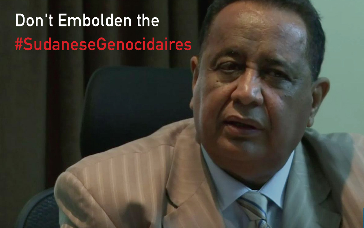 Don’t Lift Sanctions, Don’t Embolden the #SudaneseGenocidaires